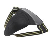Protector de Ingle de Boxeo, Ajuste Perfecto, Protector de Ingle de Kickboxing, Tela de Malla Ajustable, Tamaño Transpirable para Hombres de Béisbol (BLACK)