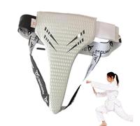 Protector de ingle - Protección de la entrepierna Escudo contra golpes, 1 pieza de soporte para partidarios de artes marciales, envoltura pélvica atlética de taekwondos acolchada, equipo de combate co