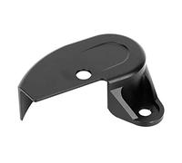 Protector de interruptor de soporte lateral para motocicleta, cubierta protectora de aleación de aluminio, alta precisión, duradera, a prueba de óxido, fácil instalación para (Negra)