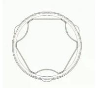 Protector de junta del semieje 25563 SPIDAN para CITROËN PEUGEOT TOYOTA