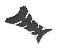 Protector de la almohadilla del tanque de la motocicleta, etiqueta engomada del protector de la almohadilla del tanque de combustible de gas de fibra de carbono