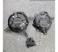 Protector De La Cubierta del Motor para Yamaha MT25, MT03, MT-25, MT-03, MT 25 03 2016-2022 Carcasa Embrague Alternador Motocicleta Motor Embrague Protector Cubierta(Conjunto 2)