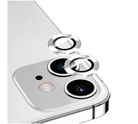 Protector de Lente de Cámara para iPhone 12Mini/12/11/Pro/Max,Dikkar HD Vidrio Templado Aleación de Aluminio Pegatina Protectora de Cámara Negra,Película de Cubierta de Pantalla de Lente Antiarañazos