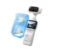 Protector de lente de vidrio templado para Insta360 Luna Ultra, cobertura completa y película protectora de pantalla de burbujas para cristal transparente