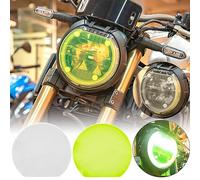 Protector de lente para faro de moto para Ho-nda CB650R CB1000R CB 650 R CB 1000 R CB-650-R CB-1000-R 2019 2020 2021 2022 2023 Cubierta del protector de la lámpara de cabeza (Verde Fluorescente)