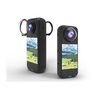 Protector de lente para Insta360 X4 Air, funda de tapa de lente antiarañazos, vidrio templado óptico 10H, gafas protectoras de espejo, tapa de cámara antivaho extraíble para accesorios X4 Air