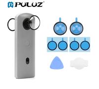 Protector de lente PULUZ para PC, accesorio para RICOH Theta SC2/S/V 360, cubierta de protección de lente para cámara frontal Tesla Model Y Juniper