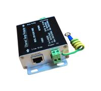 Protector de línea Ethernet RJ45 Gigabit PoE con carcasa de metal, datos en línea y pararrayos de alimentación para cámara exterior y cableado de punto de acceso