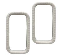 Protector de lluvia para canalones antihojas - Par de protecciones para tubo de desagüe - Protección contra salpicaduras antiatascos para sistemas de drenaje de lluvia exterior jardín subterráneo