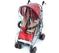 Protector de Lluvia para Silla de Paseo-WENTS Impermeable Confort Transparente Plegable Protector de Lluvia Universal para Silla de Paseo