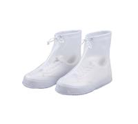 Protector de lluvia para zapatos de bicicleta, funda impermeable y cubierta de lluvia, cubierta para zapatos de lluvia con cremallera para mujer, hombre (XXL (43-44))