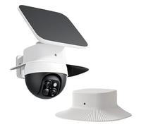 Protector de Lluvia y Sol de Cámara para Eufy Security SoloCam S340, Sun Rain Shade, Cubierta Impermeable Resistente a Rayos UV y Polvo, Accesorio Duradero, fácil instalación