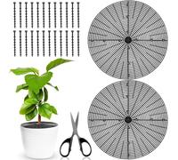 Protector de Macetas 2pcs Protectores de Suelo para Macetas 52cm Respetuoso Rejilla para Maceta al Frío Cubierta Protectora para Macetas para Protección de Seguridad para Niños Gato