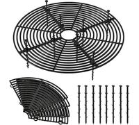 Protector de Macetas, Cubiertas para Macetas de Diámetro 30cm, Rejilla Almohadilla para , Cubierta Antideslizante para Protección de Plantas, Ideal para Niños y Mascotas, Material ABS Resistente