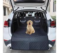 Protector de Maletero para Perros SUV para Volvo EX90 2024-2026, Alfombrilla Impermeable para Maletero de Coche, Antideslizante y Resistente a los Arañazos,A Black+Black