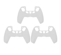 Protector de mando para PS5, funda de silicona con efecto acolchado, superficie antideslizante, resistente al sudor, suave y a prueba de golpes,