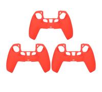 Protector de mando para PS5, funda de silicona con efecto acolchado, superficie antideslizante, resistente al sudor, suave y a prueba de golpes,