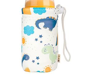 Protector De Manga Botella - Elegante Material Impermeable Protector De Temperatura | Superficie De Cuero PU, Ciencia Del Calor Para Bebidas Bebidas, Viajes, Uso, Paseos, Viajes, Compacto