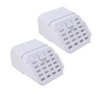 Protector de manguera de extensión de bajante de canalón, 3x4 pulgadas, tipo A, cubiertas de puerta de canalón de plástico, filtro de bajante, bloque contra salpicaduras para la (White)