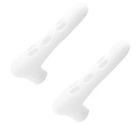 Protector de manija de puerta, paquete de 2 fundas protectoras anticolisión para niños, seguridad para niños, color blanco