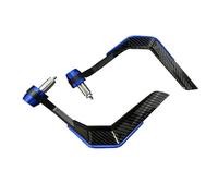 Protector de Manillar Deflector Viento Mango CNC Modificado Universal, Protectores a Prueba de Viento para Motocicleta, protección de Freno de bocina anticaída Protectores de Mano para Moto(Blue 1)