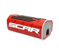 Protector Manillar SCAR Ø 28,6mm (1 1/8") sin Barra - Moto Cross Quad Dirt Bike Enduro Supermoto - Rojo