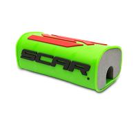 Protector Manillar SCAR Ø 28,6mm (1 1/8") sin Barra - Moto Cross Quad Dirt Bike Enduro Supermoto - Verde fluo