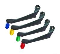 Protector de mano de motocicleta mecanizado CNC para barras de 22 mm - para escudo resistente a impactos para todoterreno, calle, cruiser, scooter, Go para carreras de kart (azul)