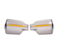 Protector De Mano para Manillar Motocicleta para Suzuki para Burgman 650 125 150 200 250 AN650 AN125 AN200 MENSUNUBNM(Transparent Grey)