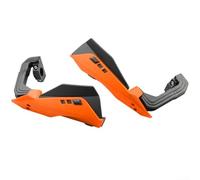 Protector de mano para parabrisas de motocicleta para manillar de 22 mm 7/8 pulgadas ABS protección lateral (naranja)