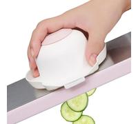 Protector de mano para rebanador, protector de dedos de rallador de verduras de aguja de acero, protector de mano para rebanador, protector de dedos de mandolina, protector de soporte de seguridad