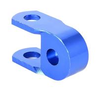 Protector de Manos Motocross 2 uds aleación de Aluminio Motocicleta y Bicicleta Amortiguador Elevador Altura Extensor Jack-up Riser Resistente al Viento Equipo de protección(Blue)
