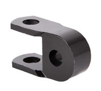 Protector de Manos Motocross 2 uds aleación de Aluminio Motocicleta y Bicicleta Amortiguador Elevador Altura Extensor Jack-up Riser Resistente al Viento Equipo de protección(Black)