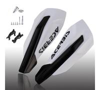 Protector De Manos para Manillar De Motocross para EXC EXCF SXF SX XC XCW XCF XCFW 125-530. Protector De Manos A Prueba De Viento. Paramanos Guardamanos(Blanco)