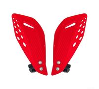 Protector de Manos para Motocross - para Guardabarros de Aluminio y ABS al Viento para Enduro y Trial(Red)