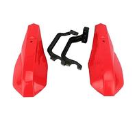 Protector de Manos Protector De Mano para Motocicleta, 22mm, 7/8 ", Cubierta para Guardamanos, Guardamanos, Motos De Cross para Suzuki(Rojo)