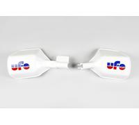 Protector de Manos Protector de Mano Universal Classic Vintage Enduro Blanco