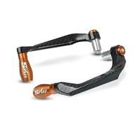 Protector de Manos Protector De Palanca De Motocicleta, Protector De Mano, Empuñaduras De Manillar, Palancas De Embrague De Freno para Suzuki SV650 SV 650 1999-2015 2021(Orange)
