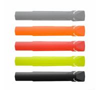 Protector de marco de bicicleta antidesgaste, protección ligera de silicona para bicicletas de carretera, instalación mínima (rojo)