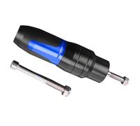 Protector de Marco para Yamaha YBR125 2005-2014 2013 2012 2011 2010 2009 2008 2007 2006 Accesorios para Motocicletas Deslizadores De Marco Escape Almohadillas Antichoque(BLU)