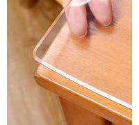 Protector de mesa de PVC transparente de 1,5 mm/2 mm/3 mm de grosor, protector de mesa transparente resistente al calor, protector de mesa transparente