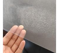 Protector De Mesa De PVC Transparente Esmerilado,Tapete De Mesa De Vinilo Rectangular De 0,8mm Resistente Al Agua Y Al Aceite,Muy Fino Y Duradero,Adecuado Para Tapetes (60x140cm/24x55in,A)