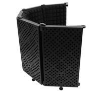 Protector de Micrófono con Reducción de Ruido, Panel de Aislamiento Ajustable, Plegable, Adecuado para Cantar, Grabar Podcasts y Radiodifusión