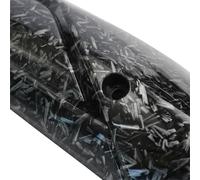 Protector de motocicleta para tubo de calor, opciones de cubierta de tubo de calor, silenciador de escape antiquemaduras para bicicletas Di Bikes, impresión de transferencia de agua negra, para la