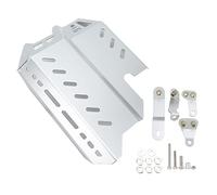 Protector de motor de motocicleta, protector debajo del protector, placa protectora de repuesto para CB500X CB400X 2017 2021, instalación directa, protección de acero al carbono (Plata)
