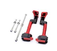 Protector De Motor Motocicleta Carenado Marco Deslizante Protección Contra Caídas Para Suzuki GSX250R GSX250 DL250 GW250 Control deslizante del marco de la motocicleta(Un rojo)