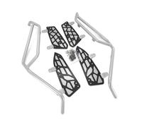 Protector De Motor para Motocicleta, Parachoques Marco, Compatible para Z&ontes 150D, 150M, 368E Y 360M(350E-Silver)