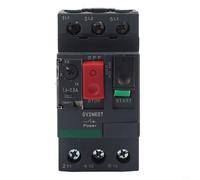 Protector de motor serie GV2 con corte de sobrecarga magnética térmica y cortocircuito Para protección de motores industriales que van desde 0 37kW a 15kW (GV2ME07C 1.6-2.5A)