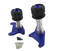 Protector De Motor Y Chasis Para Motocicleta Para Grom MSX125 2013-2014 2015 2016 2017 2018 2019 Control deslizante del marco de la motocicleta(AZUL)