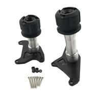 Protector De Motor Y Chasis Para Motocicleta Para Grom MSX125 2013-2014 2015 2016 2017 2018 2019 Control deslizante del marco de la motocicleta(Negro)